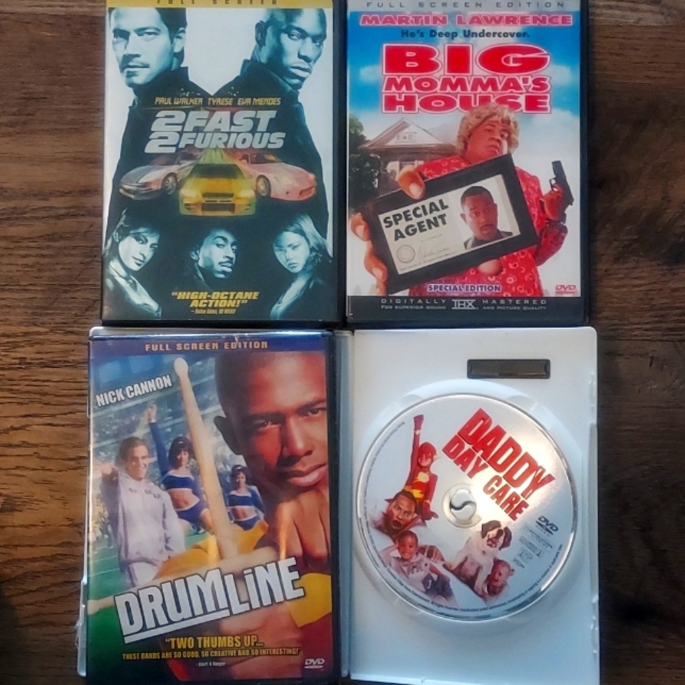 Bundle of 4 DVDs